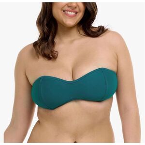 Body Glove Women's Standard Smoothies Tainted Love Solid Bandeau Bikini Top
